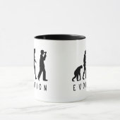 進化: 鳥類捕獲人 マグカップ (中央)