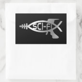 進化 – Sci-Fi 長方形シール (バッグ)