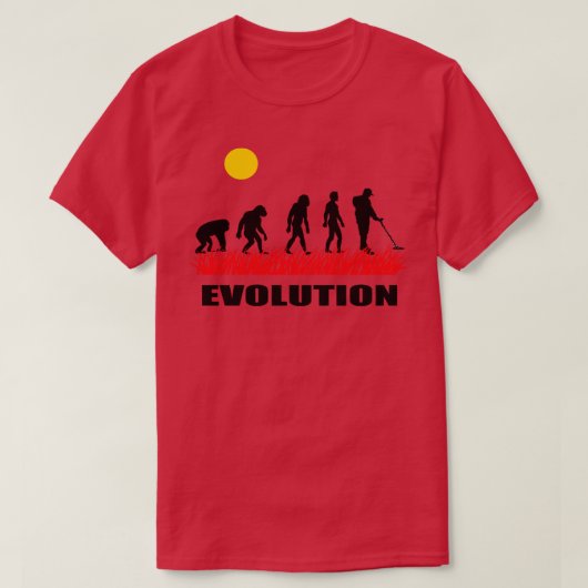 進化 Tシャツ (デザイン正面)