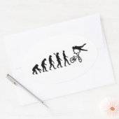 進化BMX 楕円形シール (封筒)