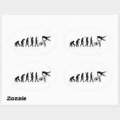 進化BMX 楕円形シール (シート)