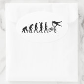 進化BMX 楕円形シール (バッグ)