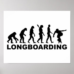 進化Longboarding ポスター