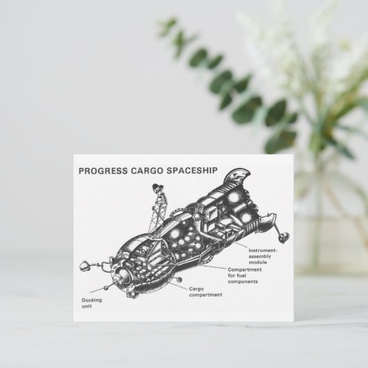 進捗はがき ポストカード (スタンド正面)