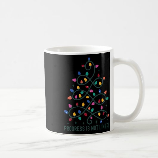 進捗は線形ではない特殊Ed先生Christma コーヒーマグカップ (右)