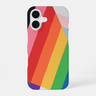 進捗プライドフラグデザイン – インクルーシブLGBTQ+ iPhone 16ケース