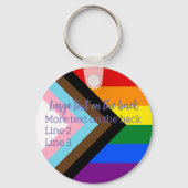 進捗プライドフラグ |お名前 | キーホルダー (裏面)