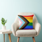 進捗プライドフラグ クッション (椅子)