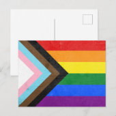 進捗プライドフラグ ポストカード (正面/裏面)