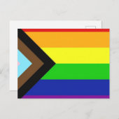 進捗プライドフラグ ポストカード (正面/裏面)