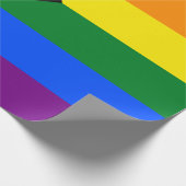 進捗プライドフラグLGBTQ+ ラッピングペーパー (角)