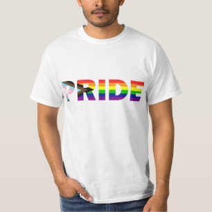 進捗プライドフラグTシャツ Tシャツ