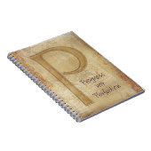 進捗状況が完成度の低い仕訳帳 ノートブック (右側)