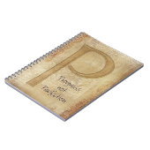 進捗状況が完成度の低い仕訳帳 ノートブック (左側)