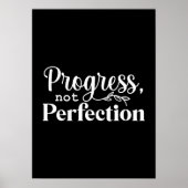 進捗状況ではなく完成度 – 成功やる気を起こさせる ポスター (正面)