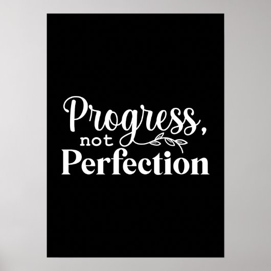 進捗状況ではなく完成度 – 成功やる気を起こさせる ポスター (正面)