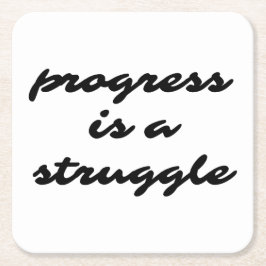 進捗紙コースター スクエアペーパーコースター