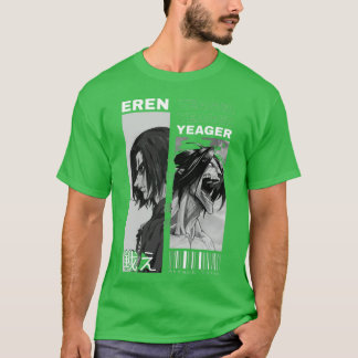 進撃の巨人 エレン・イェーガー 両形態 Tシャツ