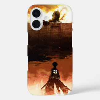 進撃の巨人 コロッサルタイタン アニメスマホケース iPhone 16ケース