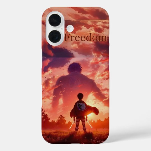 進撃の巨人 フリーダム アニメ スマホケース Case-Mate iPhoneケース (裏面)