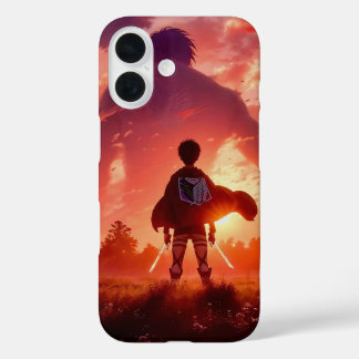 進撃の巨人 フリーダム アニメ スマホケース iPhone 16ケース