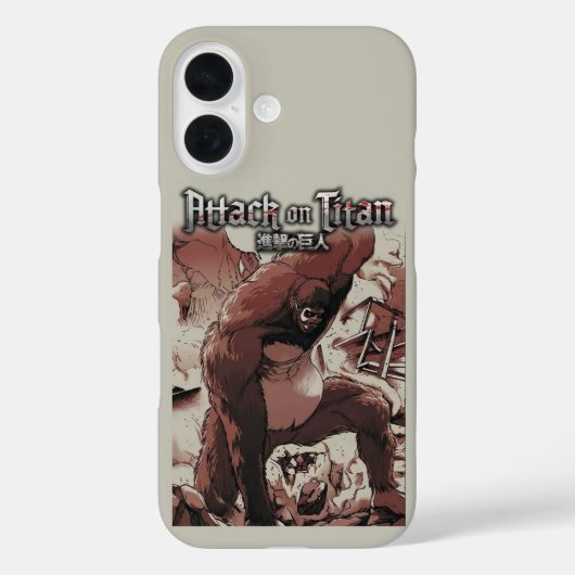 進撃の巨人:獣の巨人 スマホケース Case-Mate iPhoneケース (裏面)