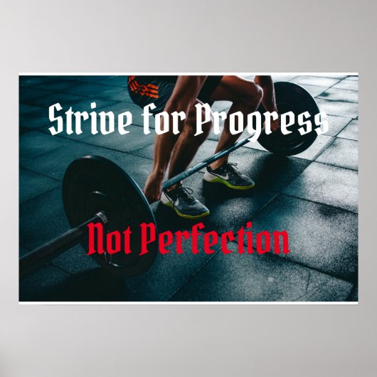 進歩が完成しないよう努力する ポスター (正面)