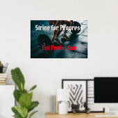 進歩が完成しないよう努力する ポスター (ホームオフィス)