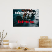 進歩が完成しないよう努力する ポスター (キッチン)