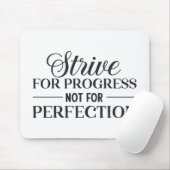 進歩が完成しないよう努力する マウスパッド (マウス)