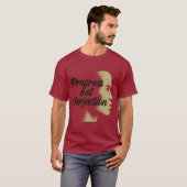 進歩が完璧ではない – 保進進 Tシャツ (正面フル)