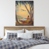 進歩とロマンスが出会う場所 キャンバスプリント (インサイチュ (寝室))