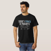 "進歩に力あり" メンズ グラフィックTシャツ Tシャツ (正面フル)