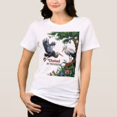 進歩に息が詰まる トライブレンドTシャツ (正面)