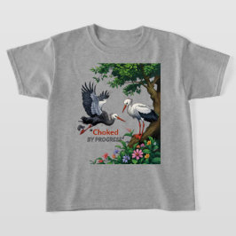 進歩に窒息する Tシャツ