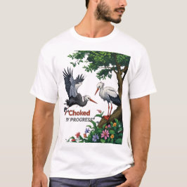 進歩に窒息 Tシャツ