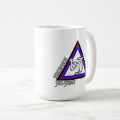 進歩のブラジル人のJiu Jitsu BJJの三角形 コーヒーマグカップ (正面右)