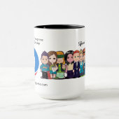 進歩の役人のマグを作成している自由主義者 マグカップ (中央)