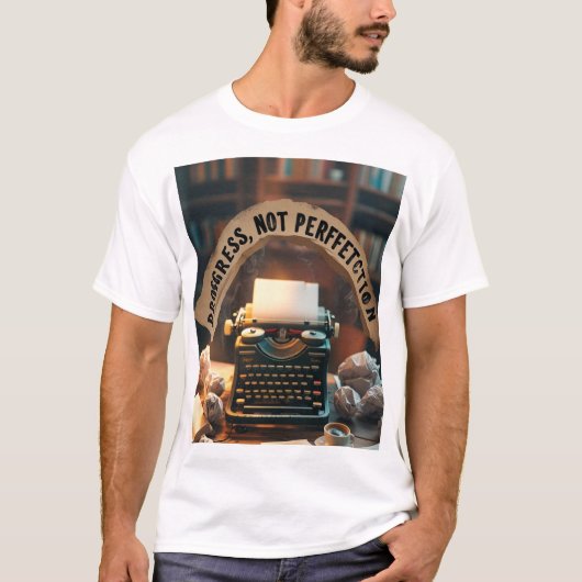 進歩は不完全だ Tシャツ (正面)