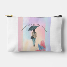 進歩は完全ではない アクセサリーポーチ