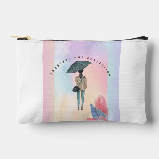 進歩は完全ではない アクセサリーポーチ (正面)