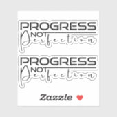 進歩は完全ではない シール (シート)