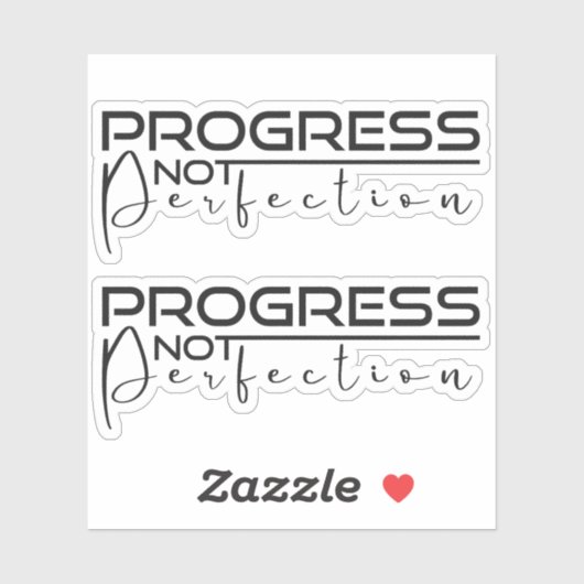 進歩は完全ではない シール (シート)