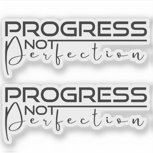 進歩は完全ではない シール (正面)