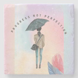 進歩は完全ではない ストーンコースター