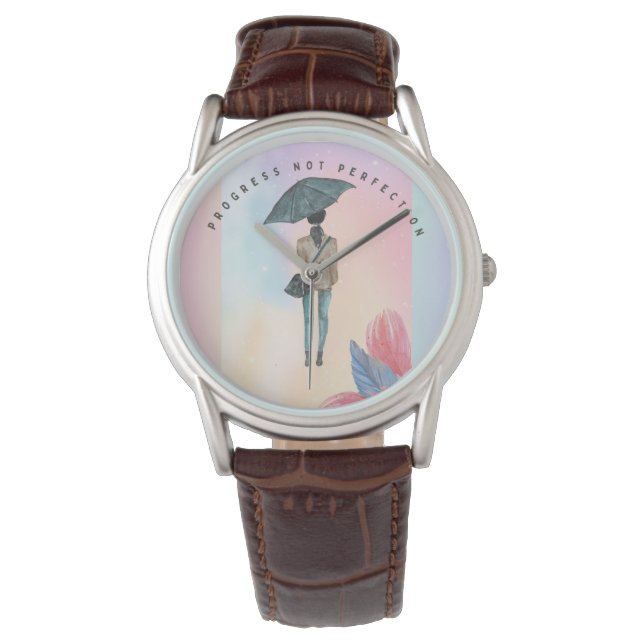 進歩は完全ではない 腕時計 (正面)