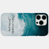 進歩は、完璧ではない。ただ保行く。 Case-Mate iPhoneケース (裏面 (横))