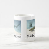 進歩をすること コーヒーマグカップ (中央)