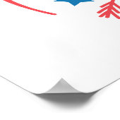 進歩を完璧ではないワードアートルームのために努力する ポスター (角)