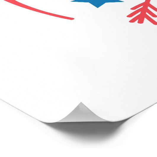 進歩を完璧ではないワードアートルームのために努力する ポスター (角)